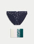 Marks & Spencer "5pk Cotton Lycra® Printed Bikini Knickers"